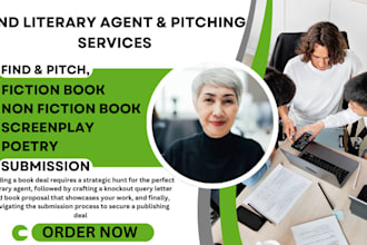 find top literary agent, and edit your query letter and secure a publishing deal