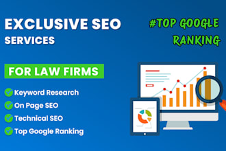 do SEO services for law firms or attorneys website google top ranking