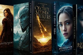 illustrate sci fi, fantasy, romance, horror, erotica, KDP, kindle, book cover