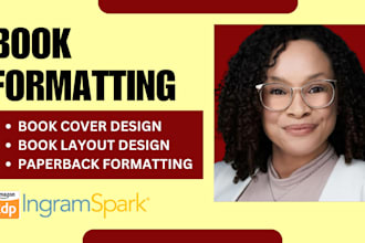 book formatting book cover layout design publishing for amazon kdp ingramspark
