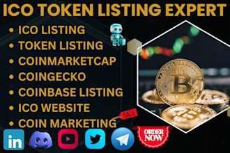 list your ico, coin or token on top cex and dex coinmarketcap coingecko lbank