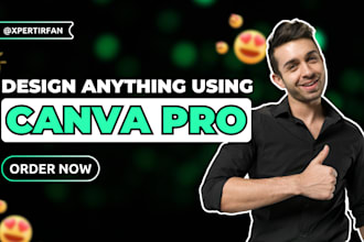 design anything using canva pro
