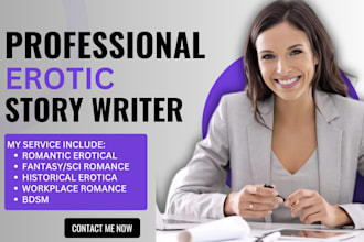 ghostwrite erotica short story, erotic writing, romance erotic nsfw, ebook write