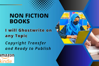 ghostwrite nonfiction ebooks as ghost book writer with formatting paperback