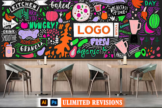 design unique wall art, doodle art, and custom wallpapers