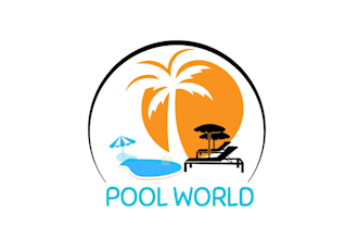 make unique swimming pool or only pool logo