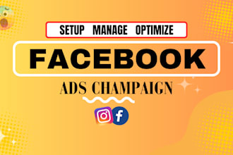 setup and manage facebook ads, fb marketing, fb advertising, fb ads campaign