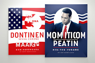 design modern political campaign logo design