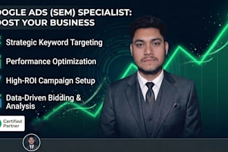 be your budget controller google ads, GTM, ga4 setup audit and optimize expert