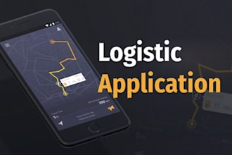 logistics flutter mobile application for android and IOS