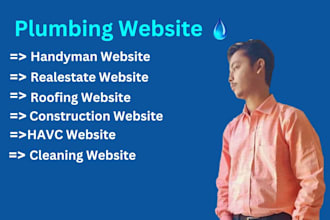 do contraction, plumbing, handyman,real estate,cleaning,hvac,roofing website