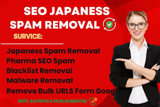 fix japanese spam removal, clean malware remove and website recovery