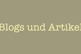 write texts for blogs and articles in german