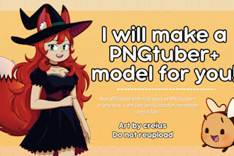 make a pngtuber plus model for you