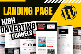 create a landing page for your business