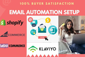 set up klaviyo email marketing flows and campaigns for your shopify store