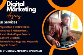 be your digital marketing and social media manager for your business