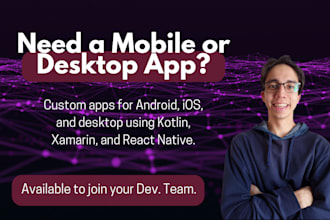 develop mobile apps using xamarin or react native