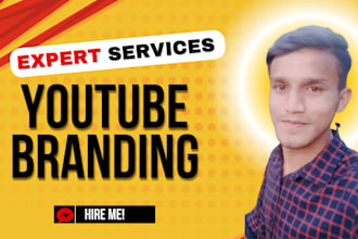 create professional youtube channel branding with best logo, banner, thumbnails