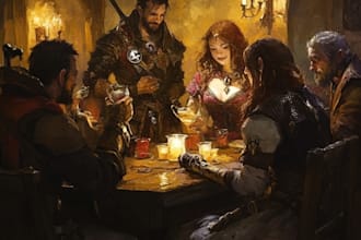 paint your amazing dnd party or anything