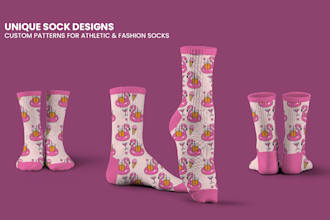 do custom socks design for athletic and casual wear