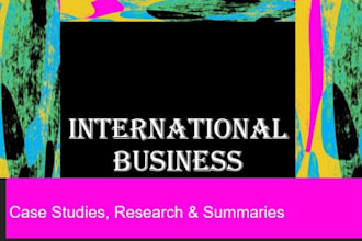 do export plans and international business research