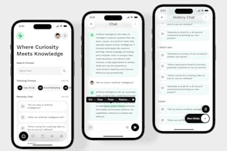 build ai chatbot app, ai saas app , ai software, ai chatgpt app