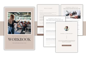 design a professional lead magnet pdf, ebook and workbook