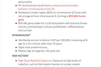 sell crisp medical summaries