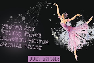 do vector tracing, image to vector and vector graphics