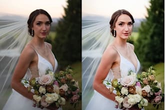 do birthday, wedding and portrait photo editing in lightroom