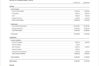prepare profit and loss and financial statements for you