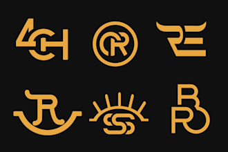 design western style cattle brand logo for your ranch and form