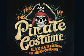 design character cartoon skull pirate logo