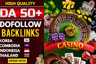 create thailand chinese singapore hong kong indonesia high tf DR SEO backlinks