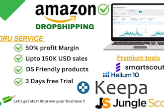 manage your amazon dropshipping store amazon  fbm upto 150k