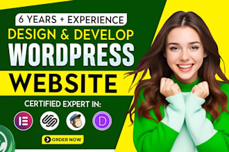 design and develop a responsive website