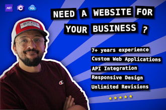 develop a custom website application in asp dot net core mvc