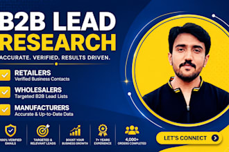 build a verified b2b email list for retailers wholesalers suppliers and manufact