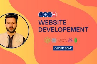 build, rebuild any website development as a full stack developer