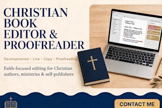 edit, proofread, and perfect your christian book