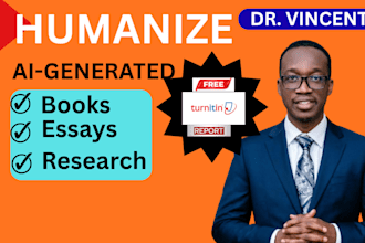 humanize ai generated books, essays, articles, research and blogs