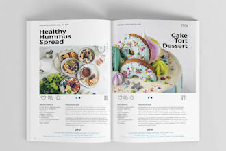 be cookbook writer, recipe book writer, ebook writer, meal plan, recipe design