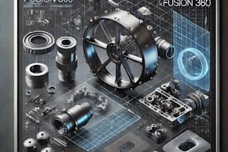 design 3d industrial models using solidworks and fusion 360