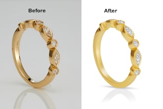 do professional jewelry retouching