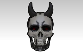 design custom 3d helmet halloween cosplay mask, 3d armor 3d head for 3d printing