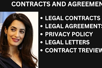 draft your contract, employment, nda, lease, partnership, or purchase agreement