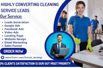 generate cleaning leads, commercial, house janitorial carpet cleaning leads