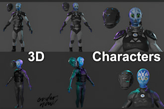 create a premium quality 3d cartoon character and rendering