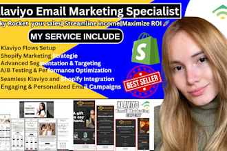 setup shopify klaviyo email marketing flow and ecommerce klaviyo email campaign